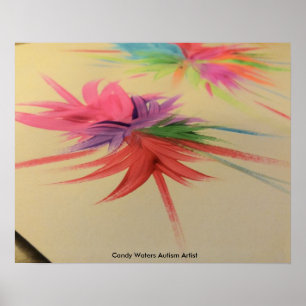 Candy Waters Autism Artist Poster