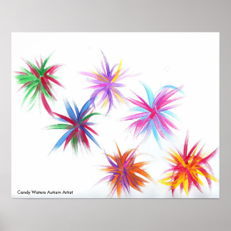Candy Waters Autism Artist Poster