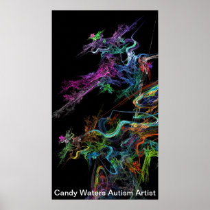 Candy Waters Autism Artist Poster