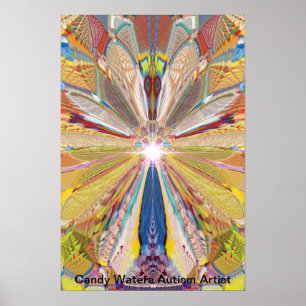 Candy Waters Autism Artist Poster