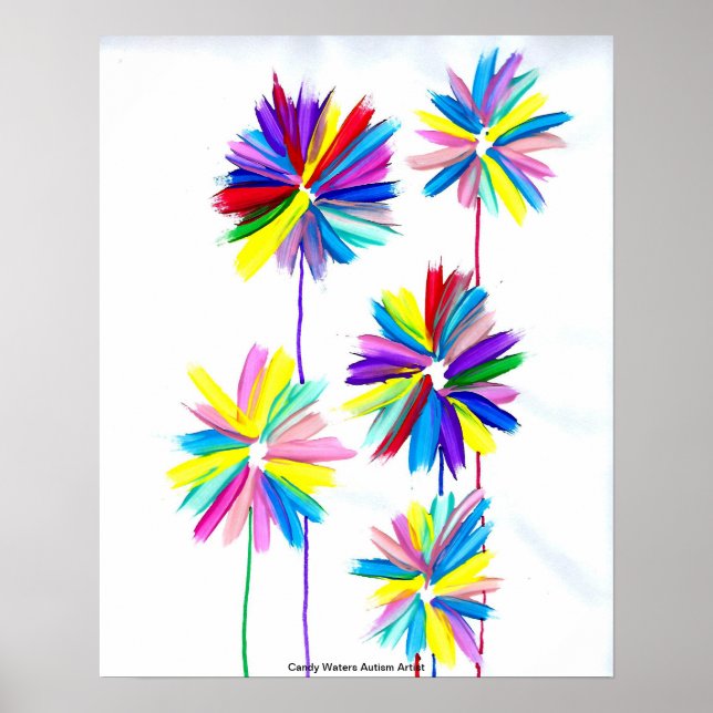 Candy Waters Autism Artist Poster (Front)