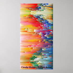 Candy Waters Autism Artist Poster
