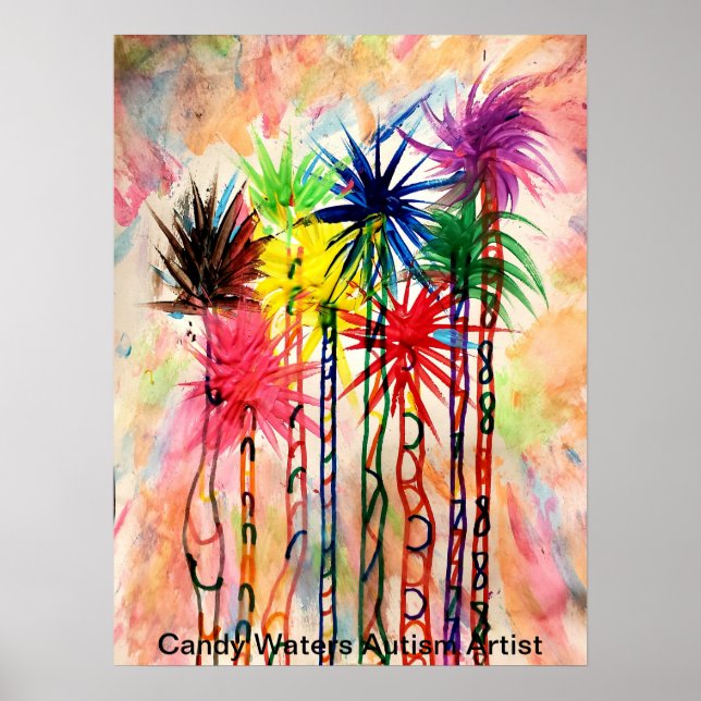 Candy Waters Autism Artist Poster (Front)