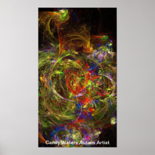 Candy Waters Autism Artist Poster