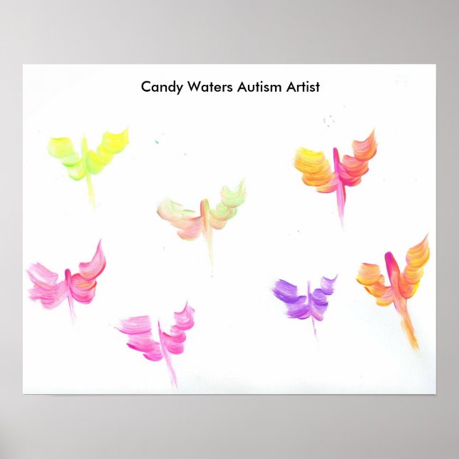 Candy Waters Autism Artist Poster (Front)