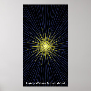 Candy Waters Autism Artist Poster