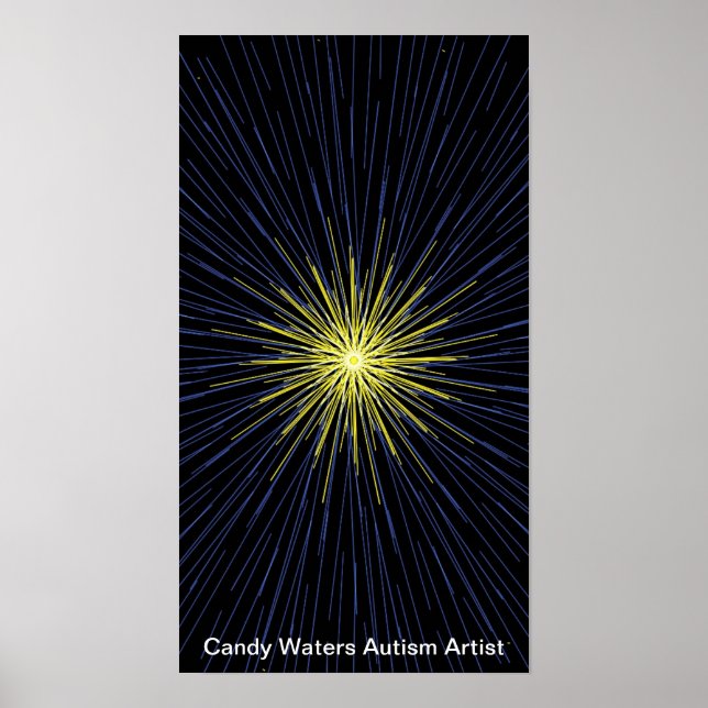 Candy Waters Autism Artist Poster (Front)