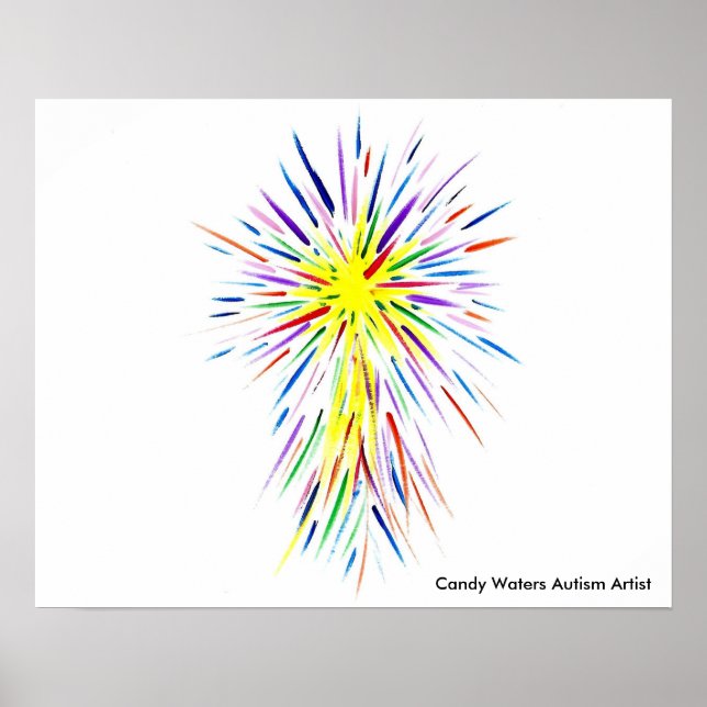 Candy Waters Autism Artist Poster (Front)