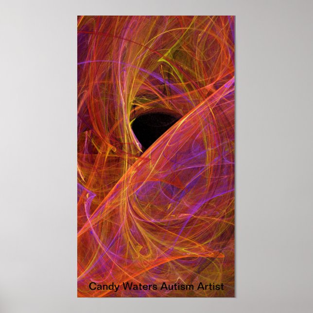 Candy Waters Autism Artist Poster (Front)