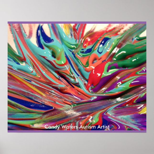 Candy Waters Autism Artist Poster (Front)