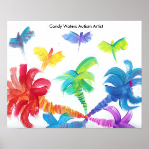 Candy Waters Autism Artist Poster