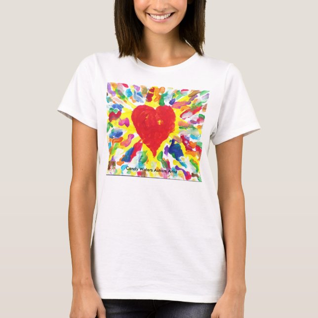 Candy Waters Autism Artist T-Shirt (Front)
