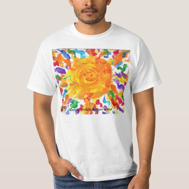 Candy Waters Autism Artist T-Shirt (Front)
