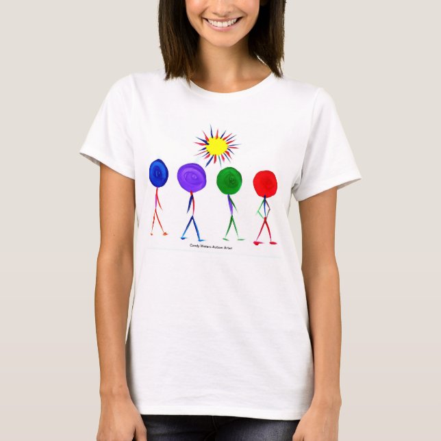 Candy Waters Autism Artist T-Shirt (Front)