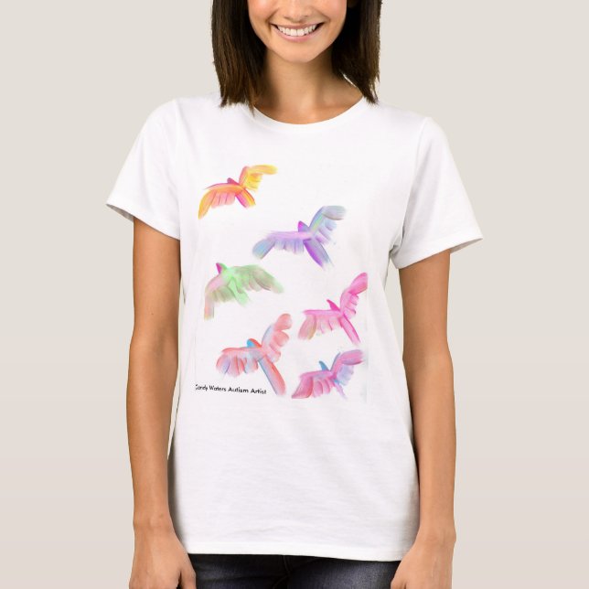 Candy Waters Autism Artist T-Shirt (Front)