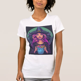 “Candy Witch – Sweet Spells and Sugar Magic” T-Shirt