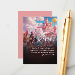 Candy World Cute Baby Shower Enclosure Card