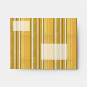 Candy Yellow Stripes Envelopes