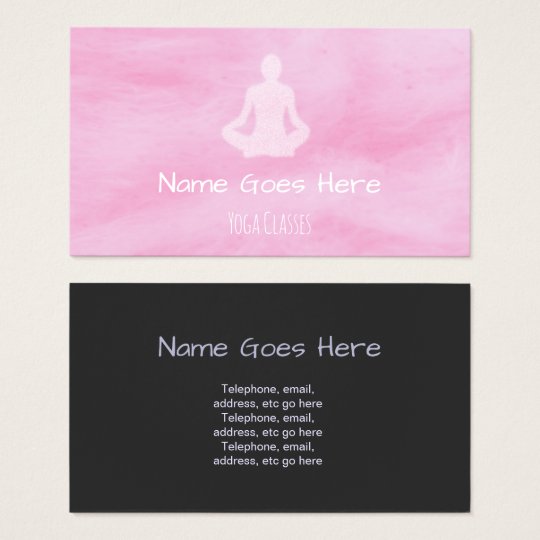 "Candy" Yoga Business Cards