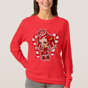 Candycane-chan Dark Shirt