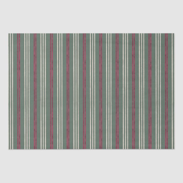 Candycane Palm, Hawaiian Style Christmas Tissue Paper (Front)