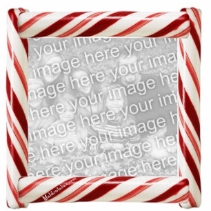 Candycane Photo Ornament Photo Sculpture Decoration