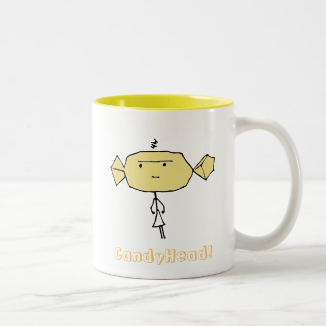 CandyHead grrr Mug Yellow (Right)