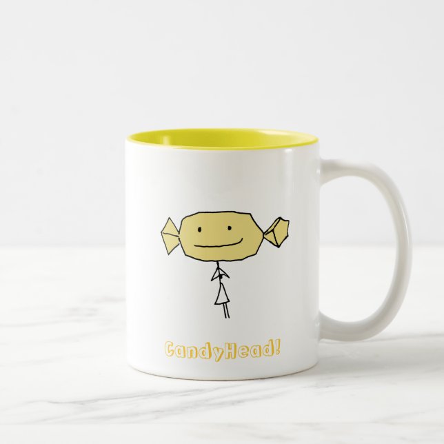 CandyHead i like u Mug Yellow (Right)