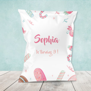 Candyland Chips Bag Wrapper Party Favour Bag