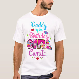 Candyland Daddy of the Birthday Girl lollipop T-Shirt