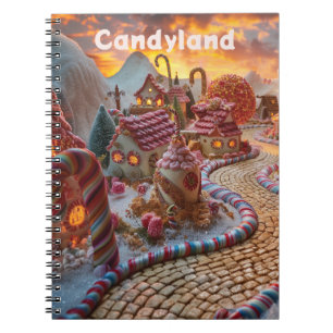Candyland fantasy notebook