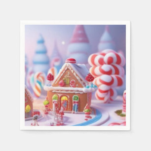 Candyland/Fantasy Town/Gingerbread/Paper Napkin