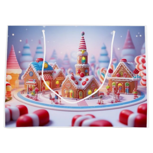 Candyland/Fantasy Town/Wht Gift Bag (Front)