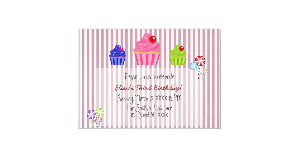 Candyland Invitation | Zazzle.co.uk
