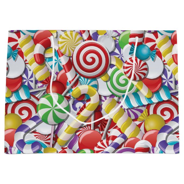 Candyland Large Gift Bag (Front)