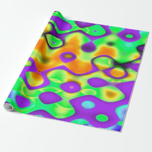 Candyland Map Wrapping Paper