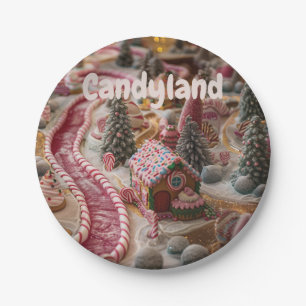 Candyland Paper Plate