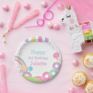 Candyland Paper Plate