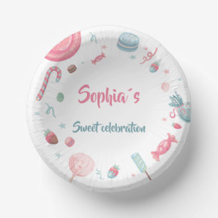 Candyland Party Decor Paper Plate