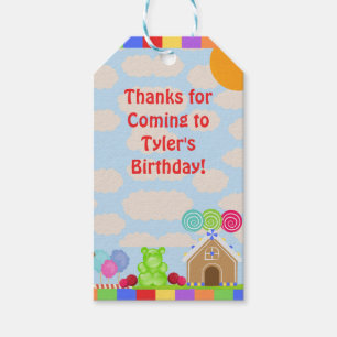 Candyland Party Favour Tag