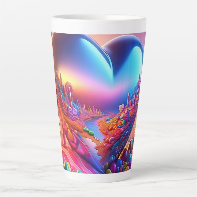 Candyland Pinball Heart Mug (Front)