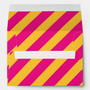 Candyland Pink & Yellow Lollipop Party Envelopes