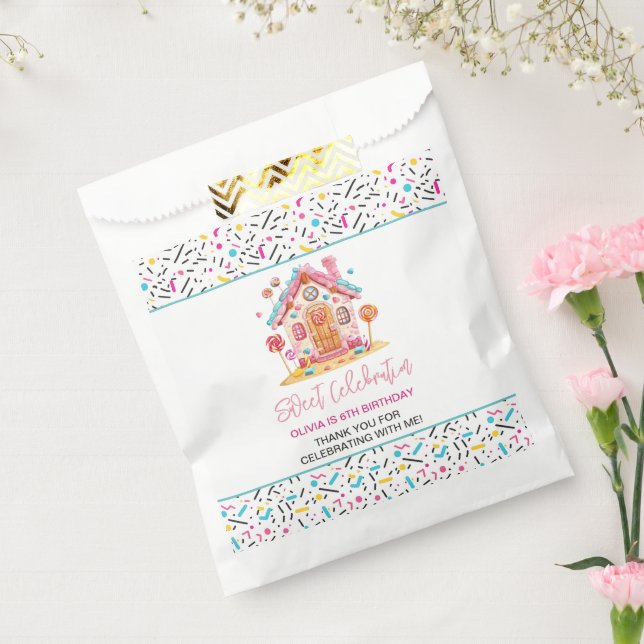 Candyland Sweet Celebration Kids Birthday Party Favour Bags (Sealed)