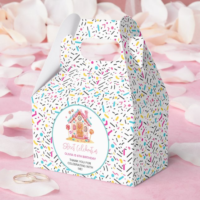 Candyland Sweet Celebration Kids Birthday Party Favour Box (Wedding)