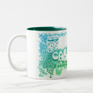 Candy's Cup intricately spelled on mug