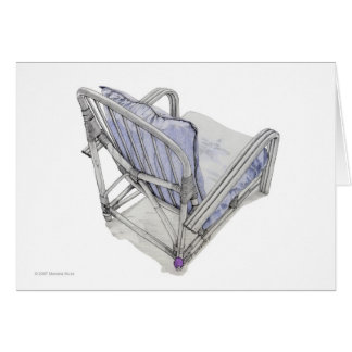 Cane Chair Card