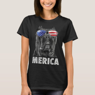 Cane Corso 4th of July Merica Men s American Flag T-Shirt