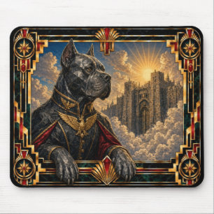 Cane Corso, Art Deco Dog Mouse Mat