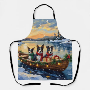 Cane Corso Christmas Boat Holiday Apron