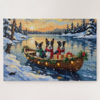 Cane Corso Christmas Boat Holiday